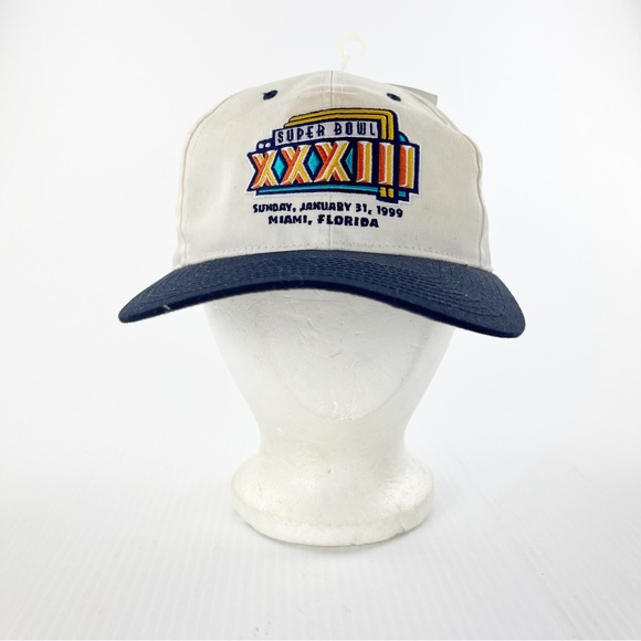 Vintage Twin Enterprises Super Bowl 33 XXXIII Champions Baseball Cap Hat - Picture 1 of 6